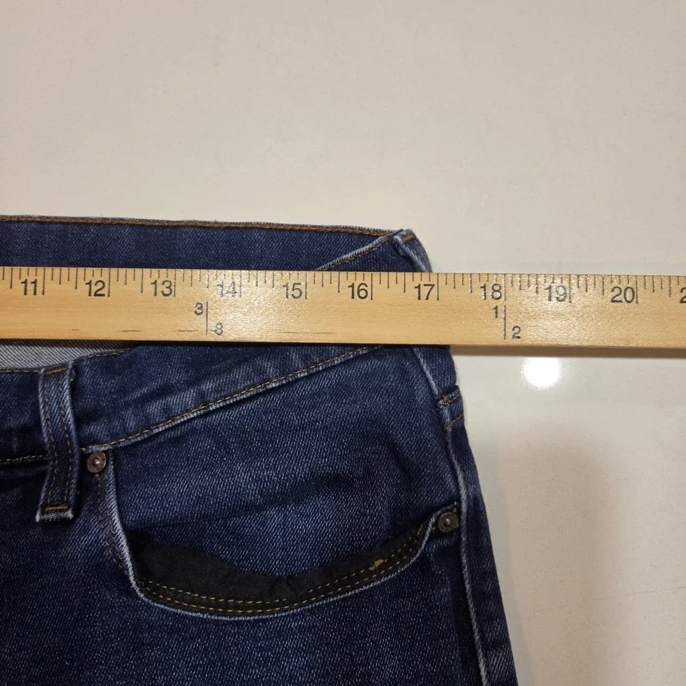 Mott & Bow Slim Jeans Mens 34x31 Blue Oliver Tapered Stretch Denim Casual‎